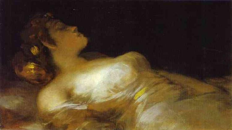 Francisco Jose de Goya Sleep France oil painting art